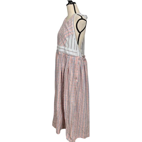 Free People Color Theory Midi Halter Dress Open Back Pink Size Medium - Picture 5 of 10